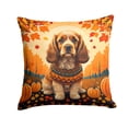 thumbnail image 1 of Cocker Spaniel Fall Fabric Decorative Pillow 14 in x 14 in, 1 of 2