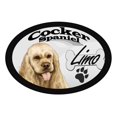 thumbnail image 1 of Cocker Spaniel Limo Oval Dog Magnet for Cars, Trucks and More, 1 of 1