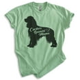 thumbnail image 1 of Cocker Spaniel Mama T-shirt, Unisex Women's Shirt, Cocker Spaniel Owner, Best Dog Mom Gift, Heather Apple Green, Medium, 1 of 6