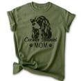 thumbnail image 1 of Cocker Spaniel Mom T-shirt, Unisex Women's Shirt, Cocker Spaniel Owner, Best Dog Mom Gift, Heather Military Green, Medium, 1 of 6