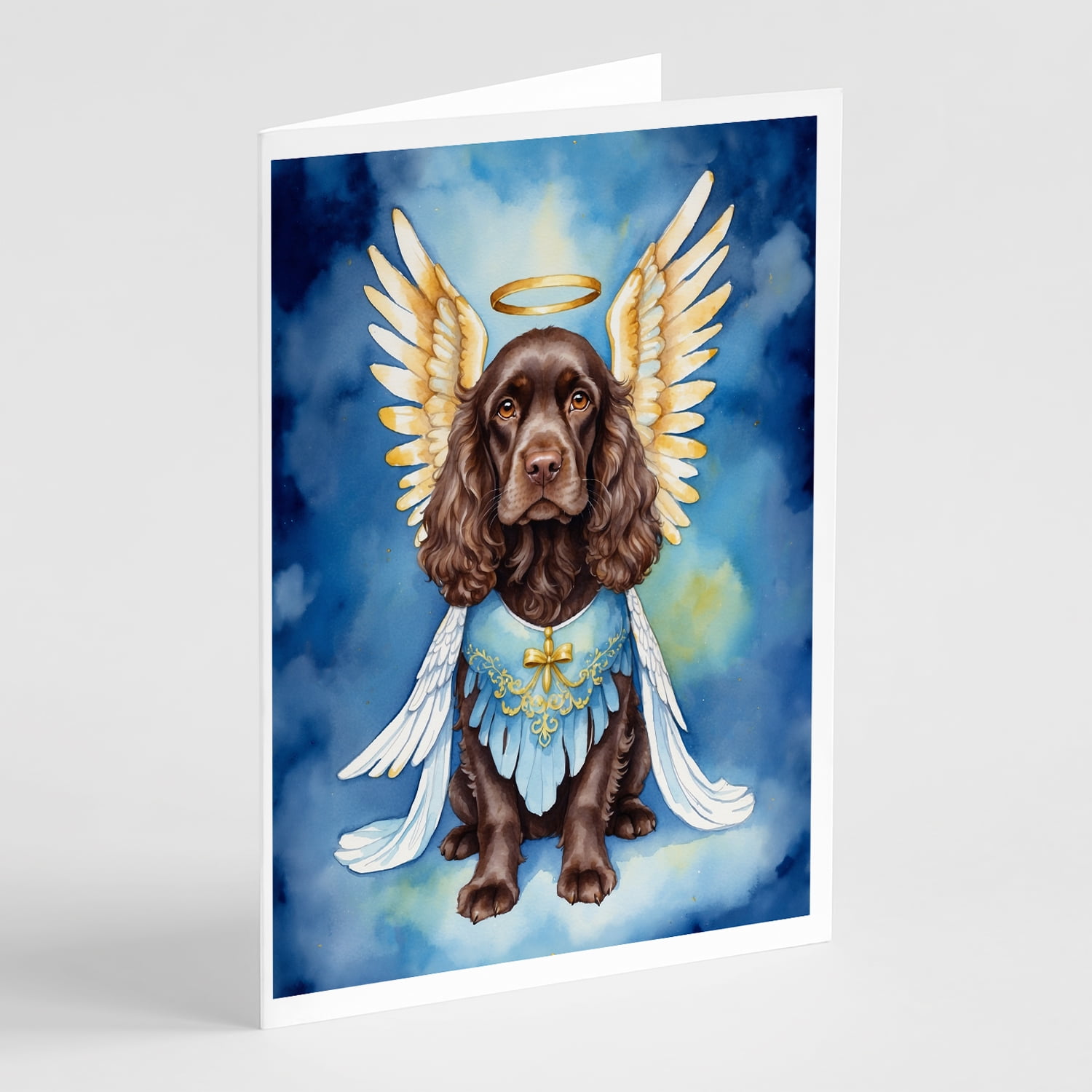 Cocker Spaniel My Angel Greeting Cards Pack of 8 7 in x 5 in - Walmart.com