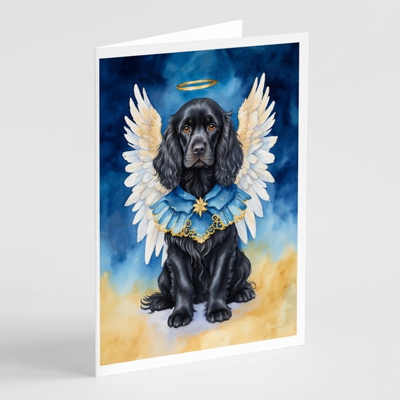 Cocker Spaniel My Angel Greeting Cards Pack of 8 7 in x 5 in