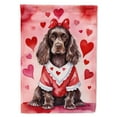 thumbnail image 1 of Cocker Spaniel My Valentine Garden Flag 11.25 in x 15.5 in, 1 of 5