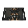 Cocker Spaniel PVC meal mat, dining table mat PVC washable woven vinyl