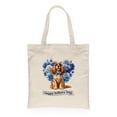 thumbnail image 1 of Cocker Spaniel Proud Dad Happy Father's Day Canvas Tote Bag Cockers Dog Lover Gifts Reusable Shopping Grocery Bag - 02008, 1 of 5