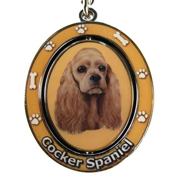 Cocker Spaniel Spinning Keychain