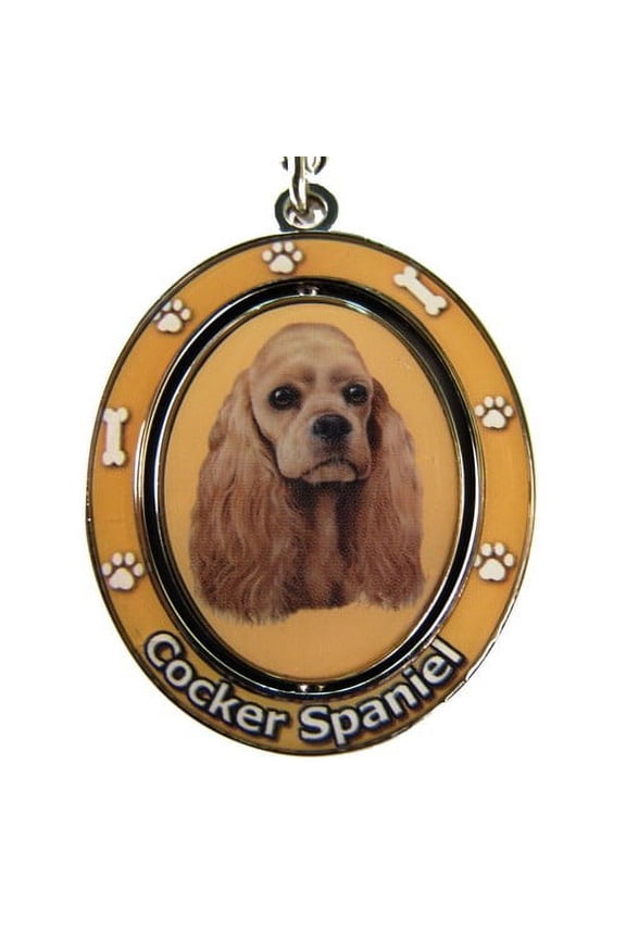 Cocker Spaniel Spinning Keychain