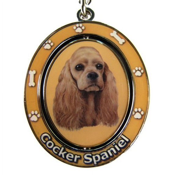Cocker Spaniel Spinning Keychain