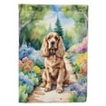 thumbnail image 1 of Cocker Spaniel Spring Path Garden Flag 11.25 in x 15.5 in, 1 of 5
