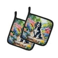 thumbnail image 1 of Cocker Spaniel Spring Path Pair of Pot Holders, 1 of 2