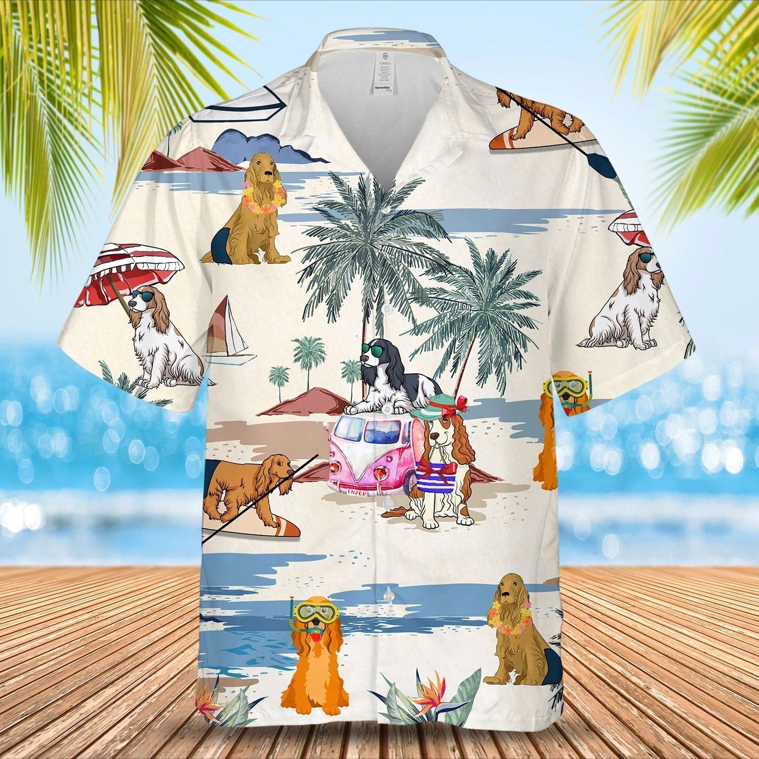 Afghan Hound Hawaiian Shirt, Dog Hawaiian Shirt Men, Short Sleeve Hawaiian Aloha Shirt HO2427 main image 1