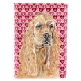 thumbnail image 1 of Cocker Spaniel Valentine's Love Flag Canvas House Size, 1 of 2