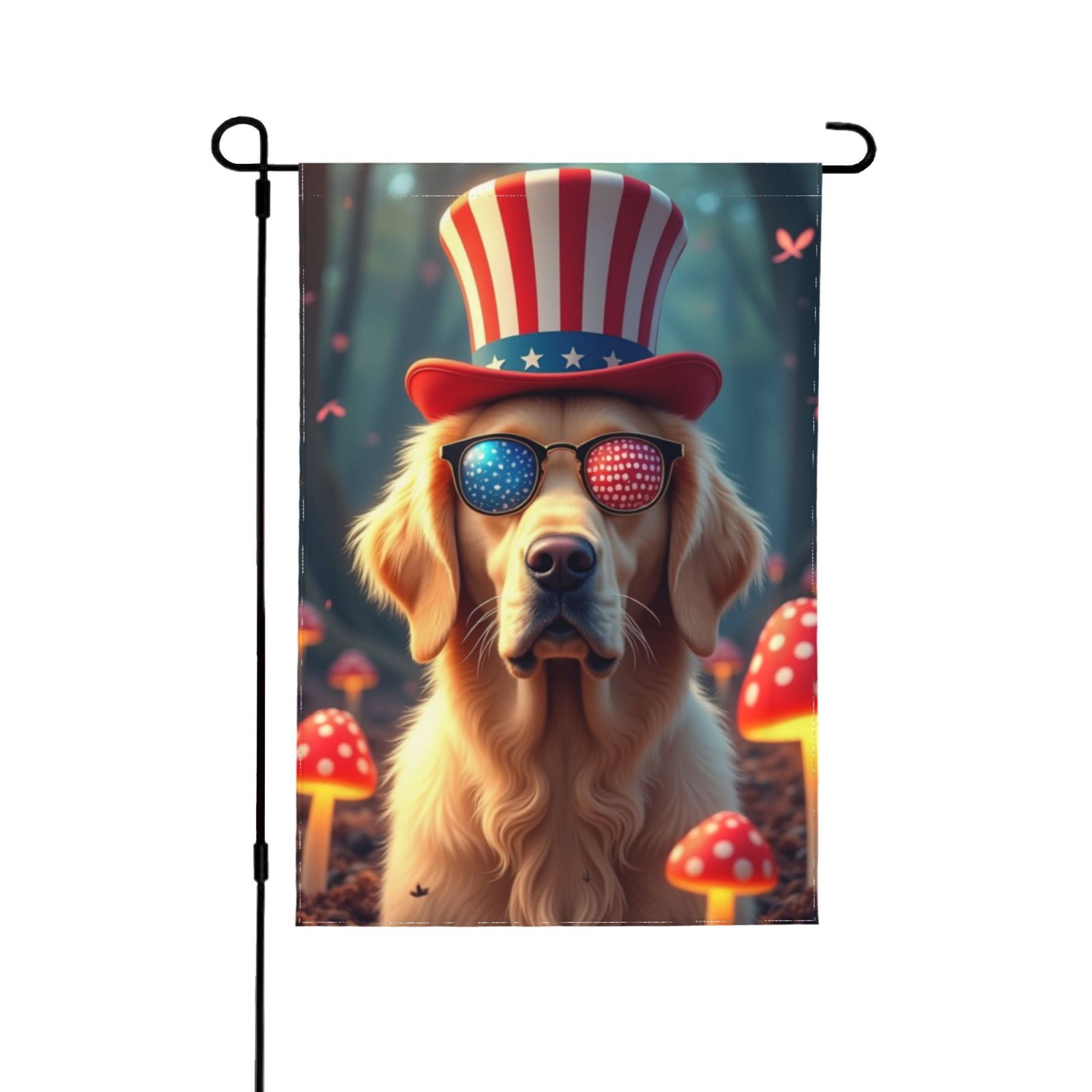 Cocker Spaniel Welcome 4th Of July Dog Garden Flags 12.5x18 Inch Double ...