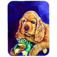 thumbnail image 1 of Cocker Spaniel With Frog Glass Cutting Board- Large, 1 of 1