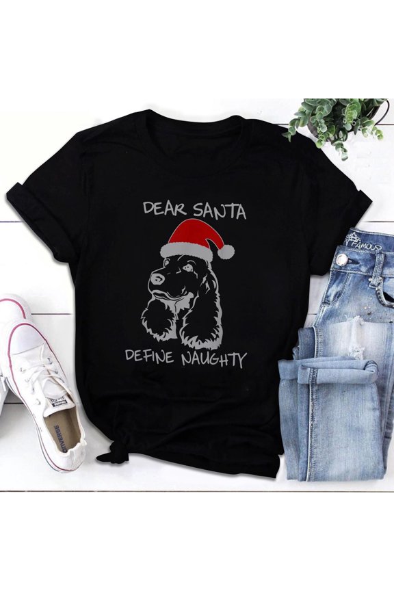 Cocker Spaniel funny ugly xmas gifts for dog lovers tshirt