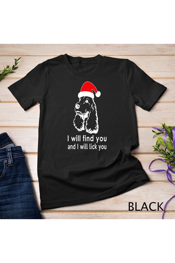 Cocker Spaniel lovers ugly christmas gift Unisex T-shirt