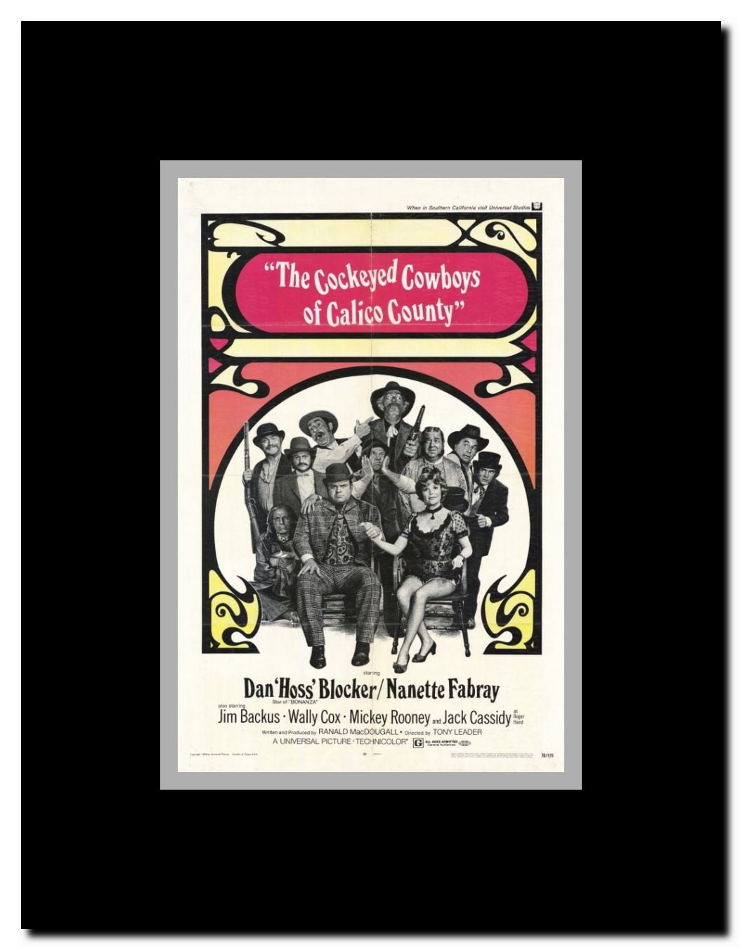 Cockeyed Cowboys of Calico County Framed Movie Poster