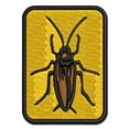 thumbnail image 1 of Cockroach Bug Insect Vermin Applique Multi-Color Embroidered Hook & Loop Patch - 2.5 Inch Small, 1 of 5