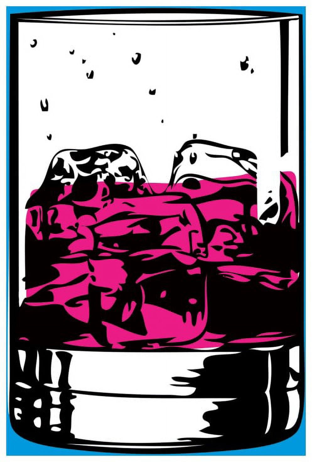 "Cocktail 3" Print on Canvas