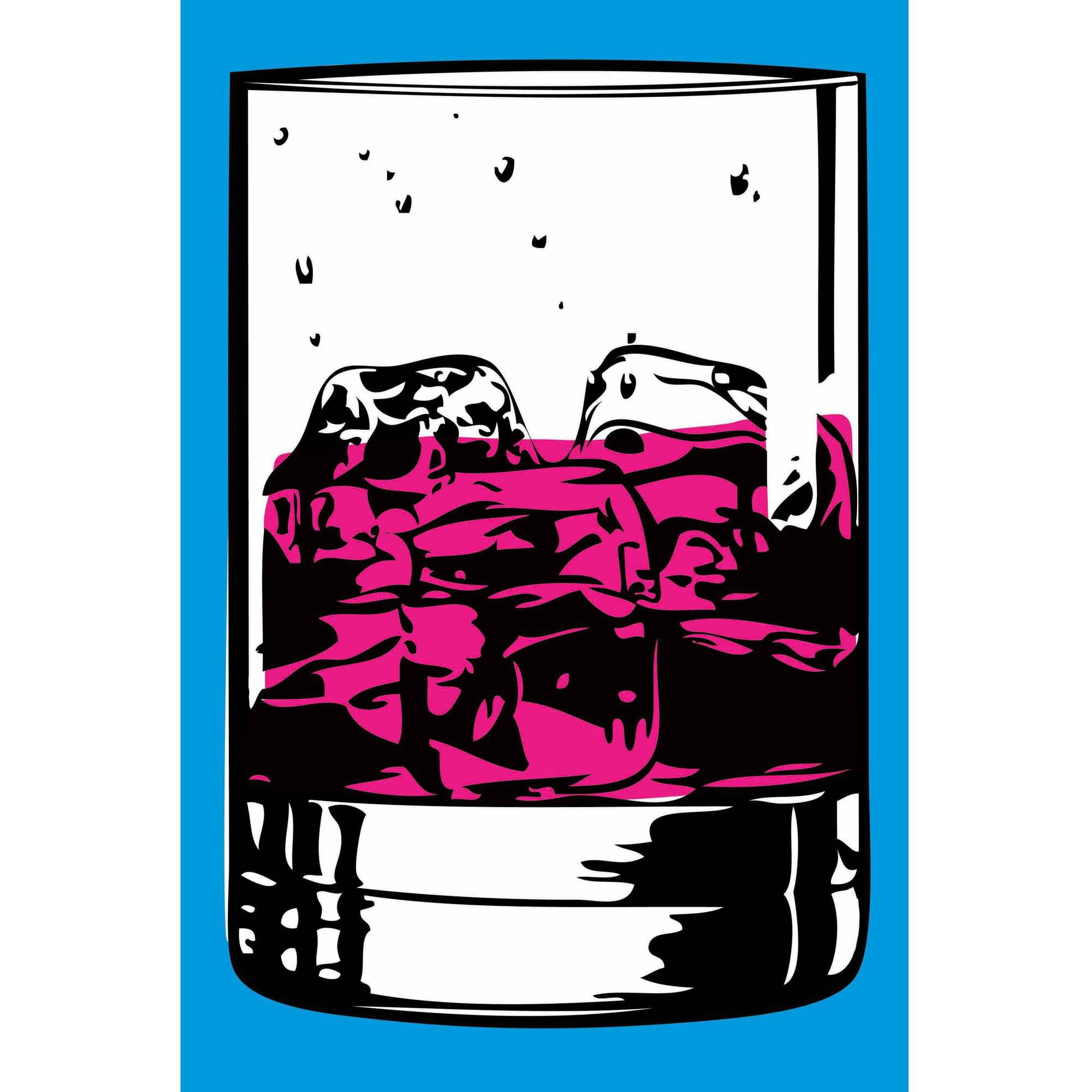 "Cocktail 3" Print on Canvas