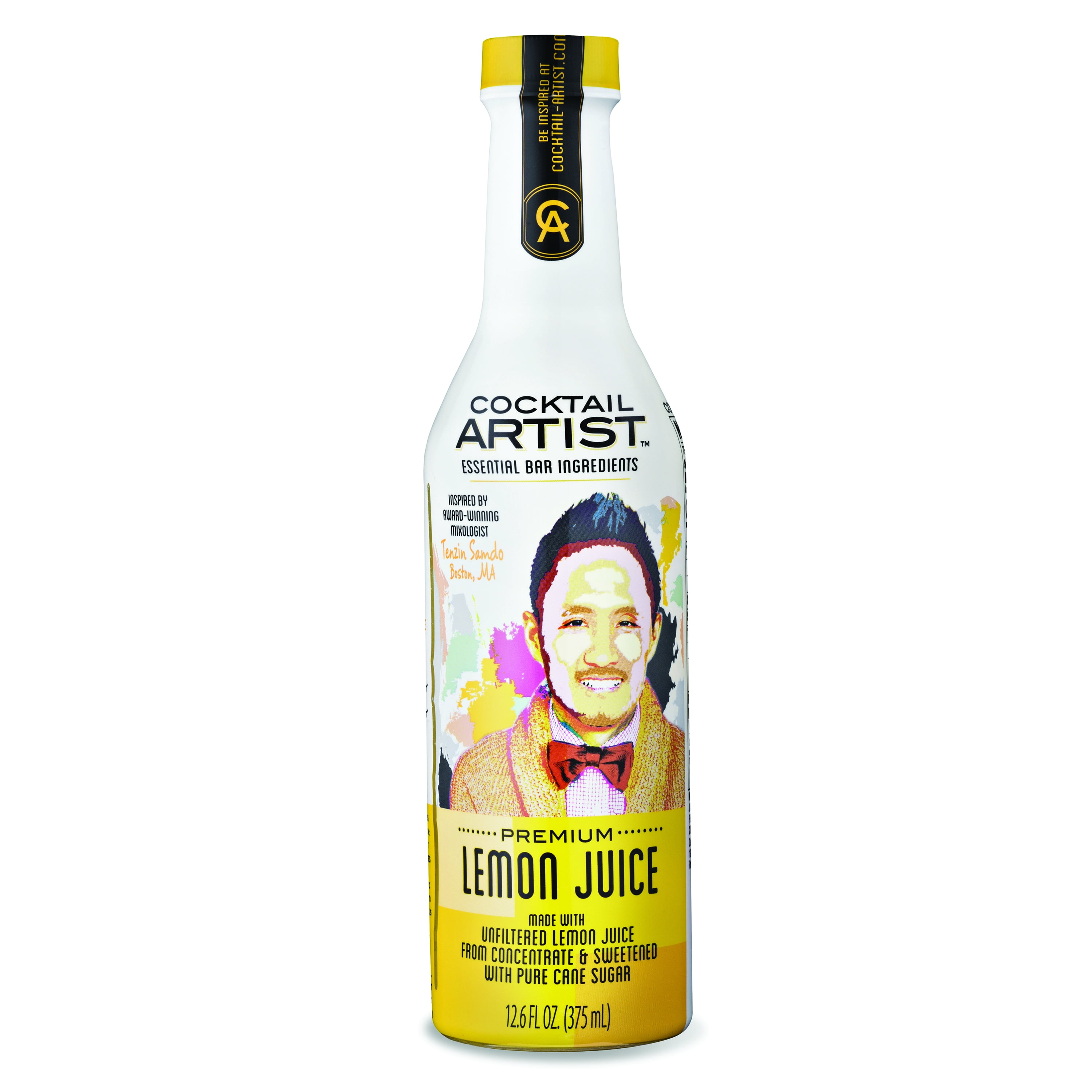 Cocktail Artist Essential Bar Ingredients Premium Juice, Lemon, 12.6 Fl