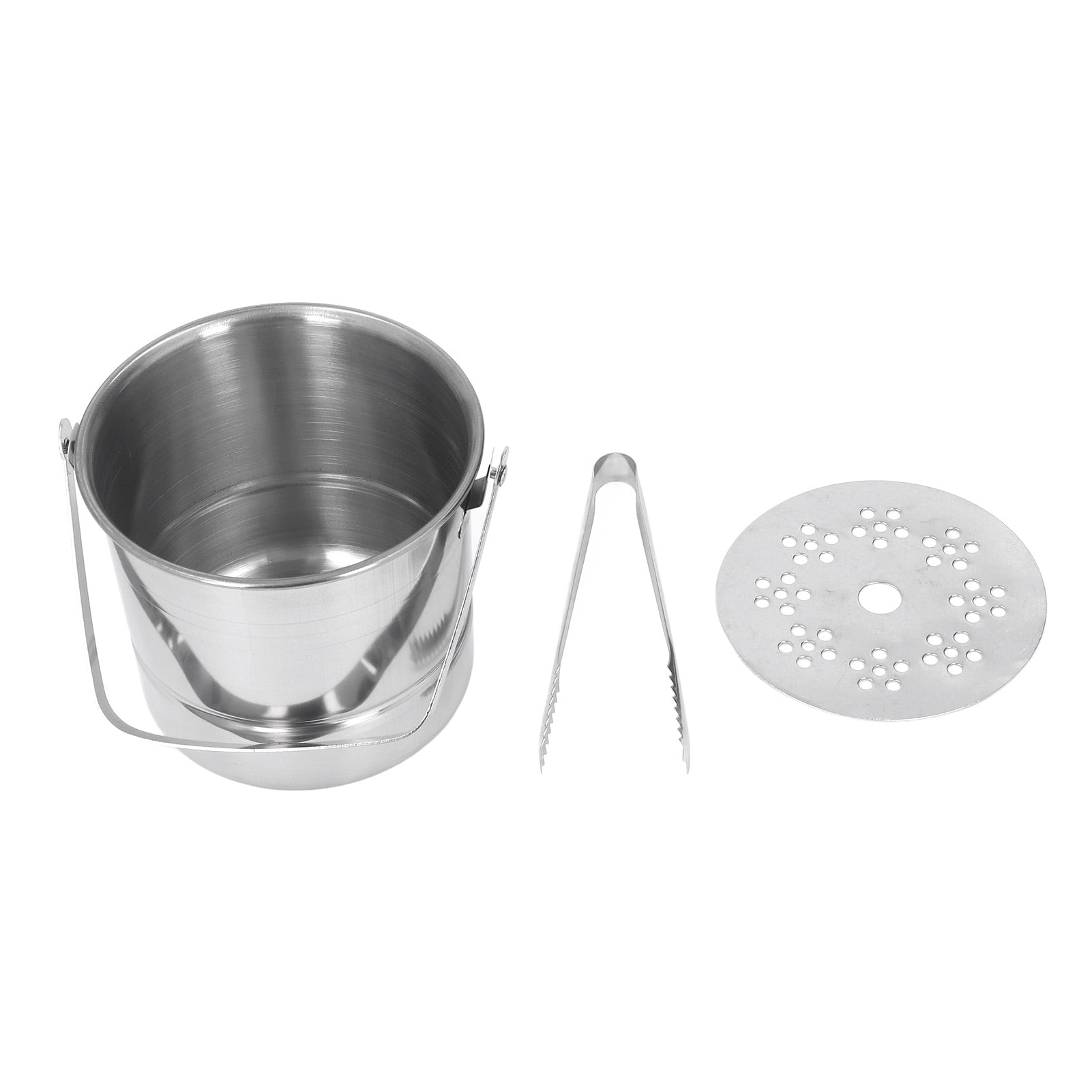 Cocktail Bar Ice Bucket, Sturdy Portable Handle Rust Proof Stainless
