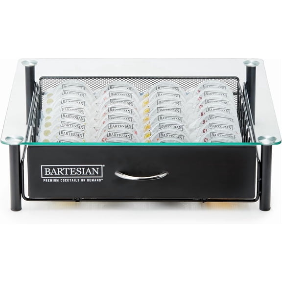 Cocktail Capsule Storage Drawer Organizer Holds Up to 36 Capsules