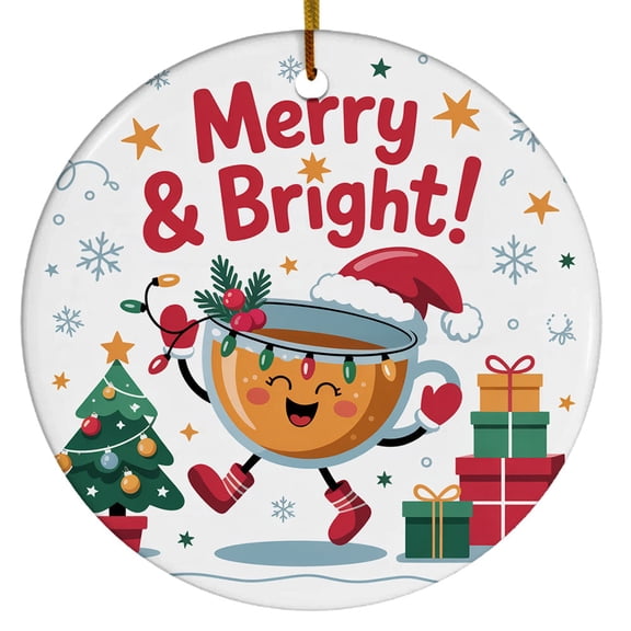 Cocktail Christmas Ornament, Christmas Gift For Dad Mom Friends Coworkers Colleagues, Christmas Ornament 2025, Gifts for Food Lovers, Women, Men