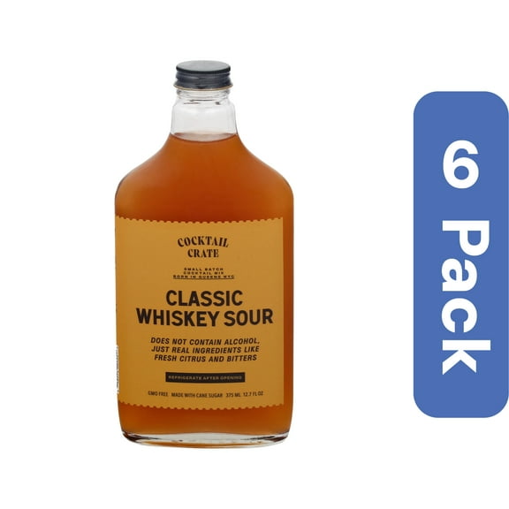 Cocktail Crate Cocktail Mix Whiskey Sour 12.7 oz (Pack Of 6)
