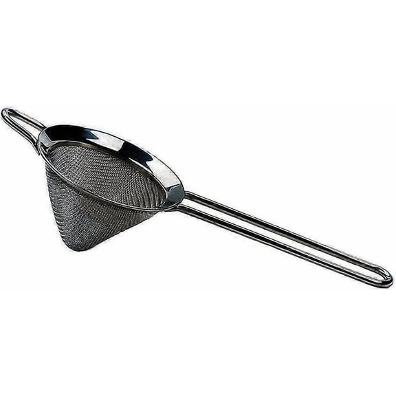 Cocktail Fine Strainer Stainless Steel Professional Bar Tool Conical Mesh Strainer1pcsblack