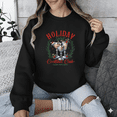 thumbnail image 1 of Cocktail Funny Christmas Party Holiday Spirit Club Pajama Style Sweatshirt, up to size 5XL, 1 of 2