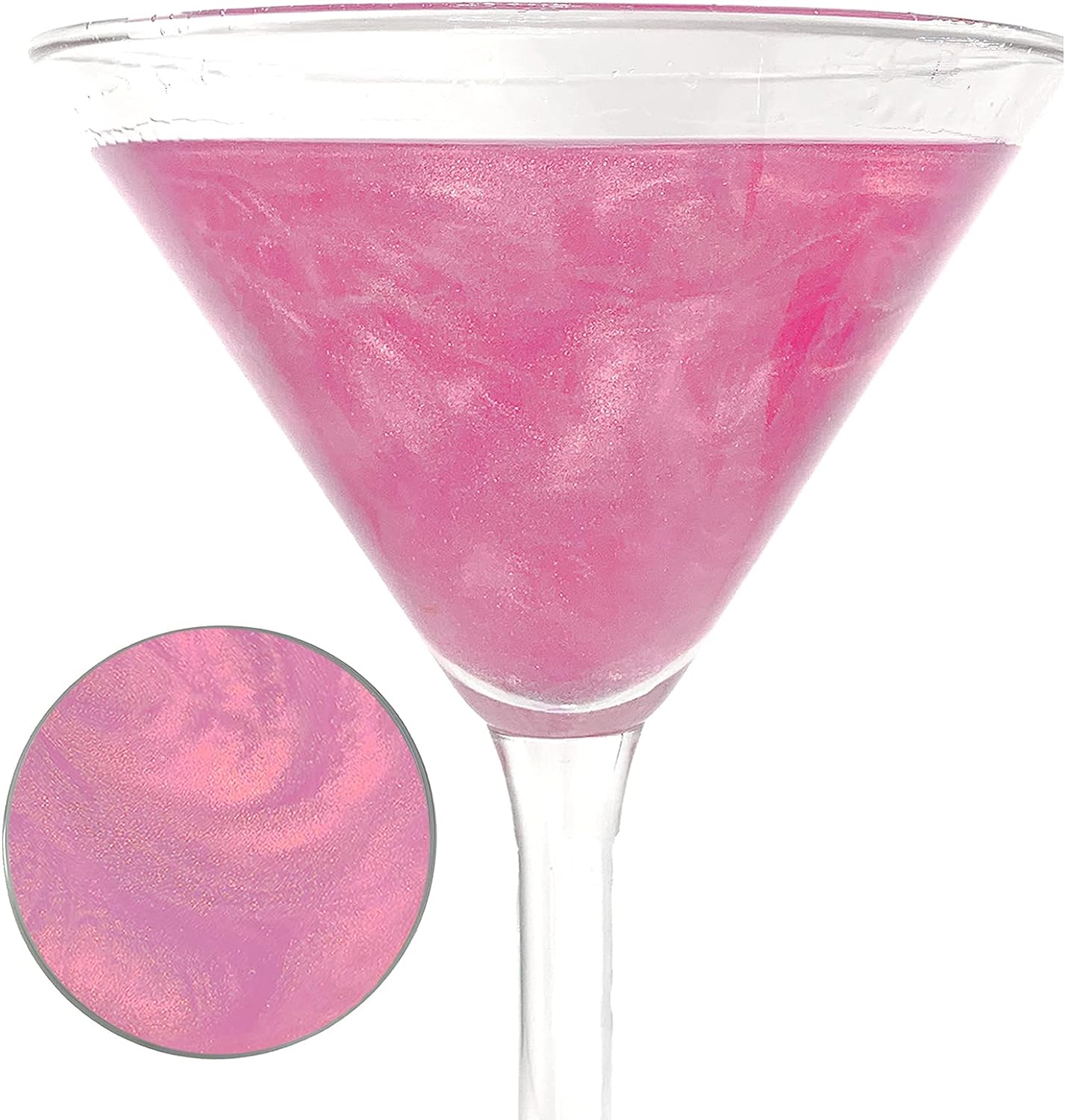 Cocktail Glitter - All Natural Edible Glitter For Drinks, Beverage Glitter,  Champagne Glitter, Drink Glitter (4 Gram, Rose Gold) 