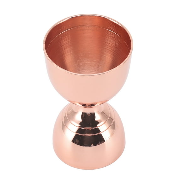 Cocktail Jigger 30/60ml Stainless Steel Durable High Accuracy Wide Opening Shot Measure for Liquor Rose Gold