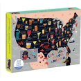 Cocktail Map Of The USA 1000 Piece Puzzle