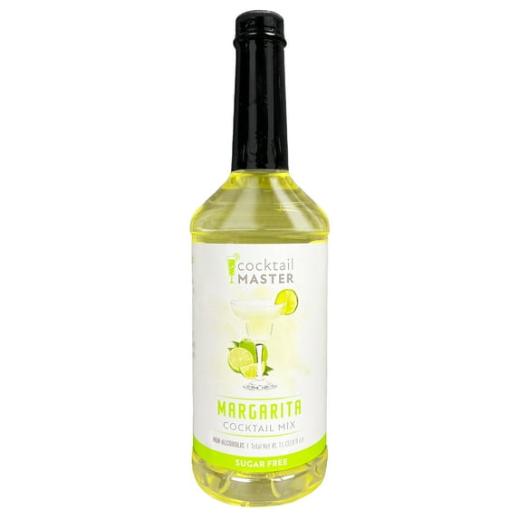 Cocktail Master Sugar Free Drink Mix - Lime Margarita, Case of 6 1000ml bottles