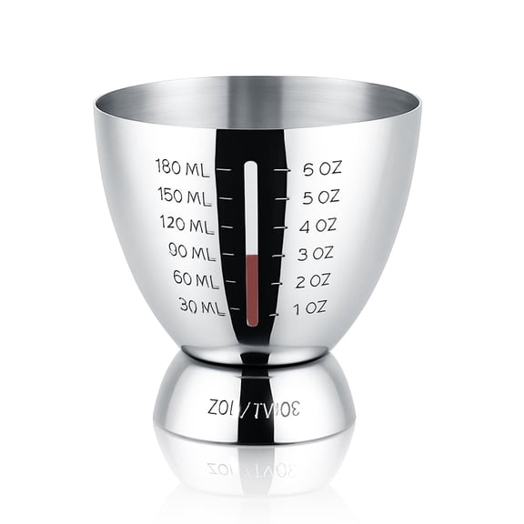 Cocktail Measuring Jigger for Bartending with Graduated Markings Heavy Duty Multi-Unit Measure Stainless Steel Shot Measure Cup