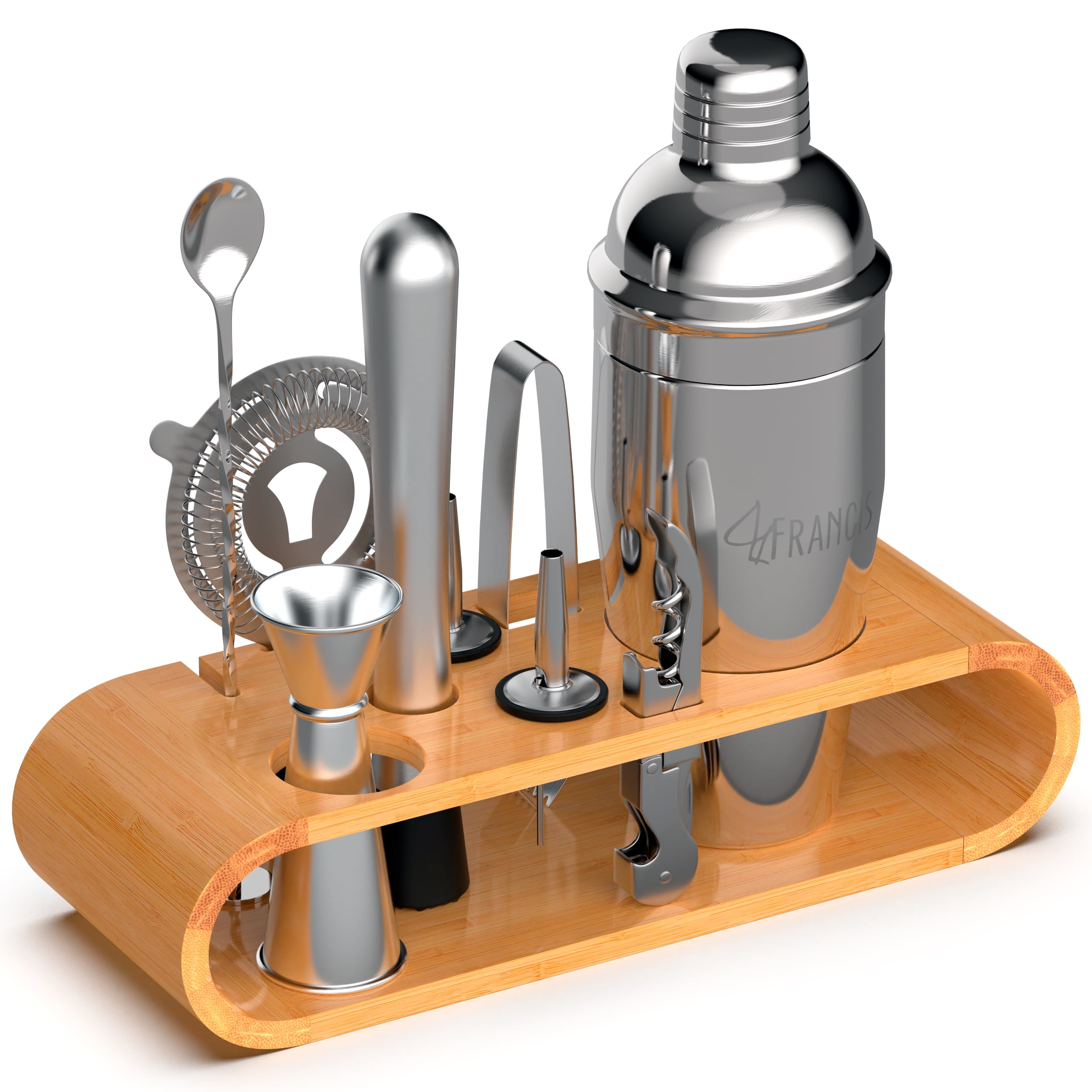Cocktail Mixer Shaker Set Bartender Kit Set with 10 Bartending