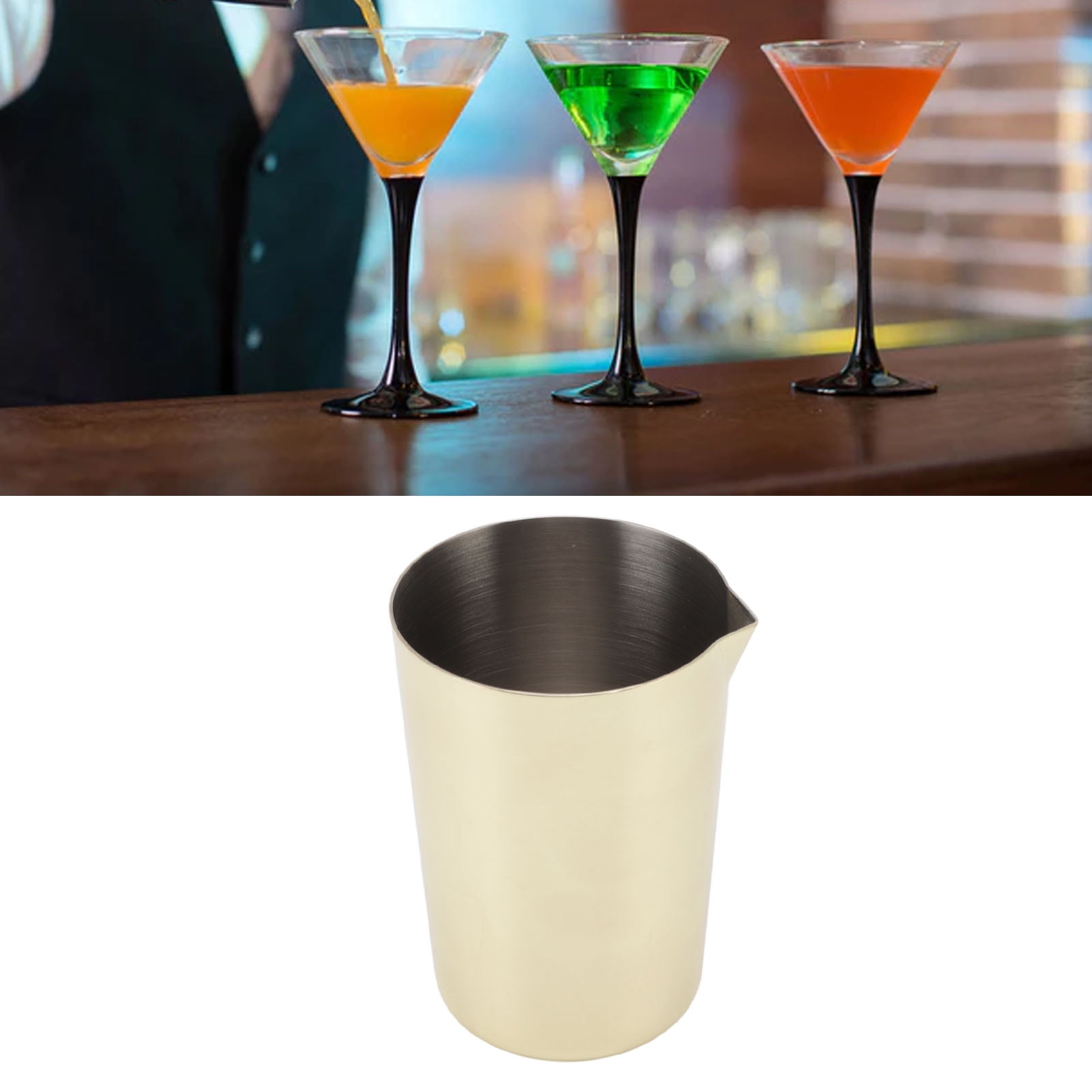 Cocktail Mixing Cup, Large Diameter Cocktail Shaker Cup Dishwasher