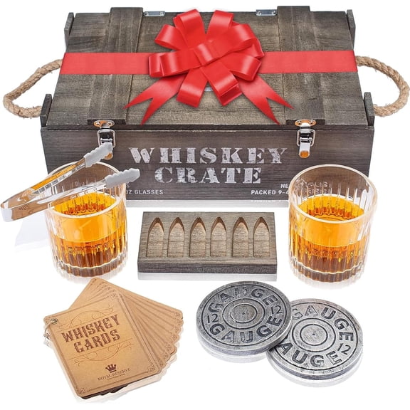 Cocktail Mixing Glass, 18oz Crystal Bartender Kit, 3 Piece Old Fashioned Cocktail Set with Strainer, Jigger, Bar Tools Cocktail Shaker Set, Cocktail Mixer Stirring Glass