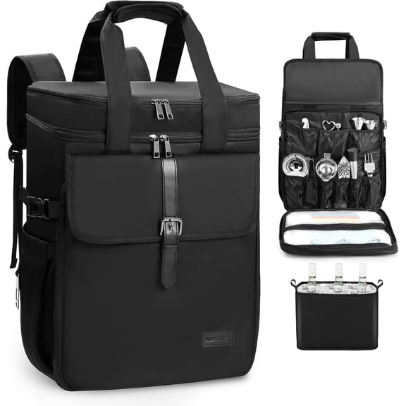 Cocktail Mixing Glass, 18oz Crystal Bartender Kit, 5 Piece Bar Mixing Glass Old Fashioned Cocktail Kit with Strainer, Muddler, Spoon, Jigger, Cocktail Mixer