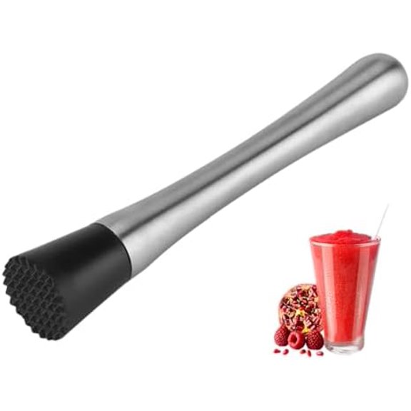 Cocktail Muddler Stainless Steel Bar Stick Mojito Masher Fruit Mixer Ideal Bartender Tool Barware$$Home Decor, Kitchen, & Other