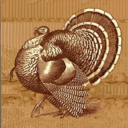 Cocktail Napkin, Turkey Fixings