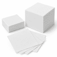 Postable Cocktail Napkins-disposable Beverage/bar Napkins-white Linen-like ...