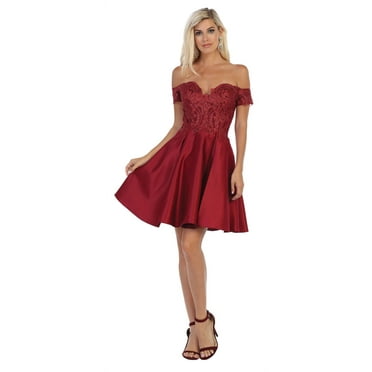 Cocktail Off Shoulder Dress