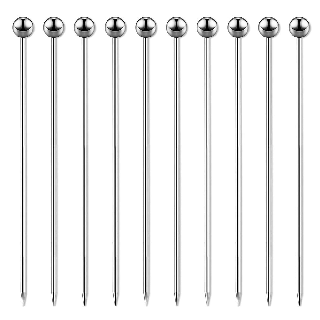 Pin Set Cocktail Cocktail Picks Reusable Metal Set Stainless Steel Pins Skewers Sticks ...