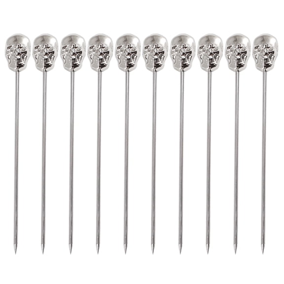 Cocktail Picks Stainless Steel Cocktail Skewers Set Reusable Metal Cocktail Pick Sandwich Toothpicks for Party Home