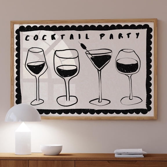 Cocktail Poster, Gift For Chef, Black Wall Art, Dining Room Decor, Aesthetic Art, Kitchen Decor, Bar Cart Print, Preppy Art, Dopamine Decor Wall Art, Modern Wall Decor, 16x24 UNFRAMED