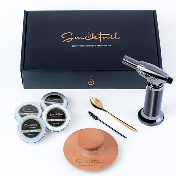 Cocktail Premium Smoker Kit by Smoktail - Premium Bourbon Smoker Kit for Men and Women