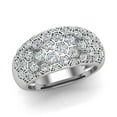 thumbnail image 1 of Cocktail Rings for Women Dome Fashion Rings 14K White Gold 1.00 CT TW, 1 of 5
