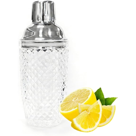 Cocktail Shaker Martini,Drink Shakers Cocktail Bartending with Built-in Filter,13.5 OZ